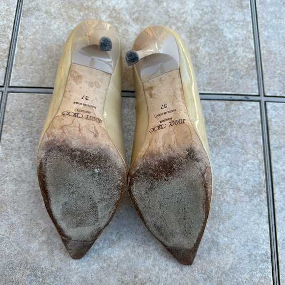 Jimmy Choo Beige Patent Leather - Picture 10 of 15